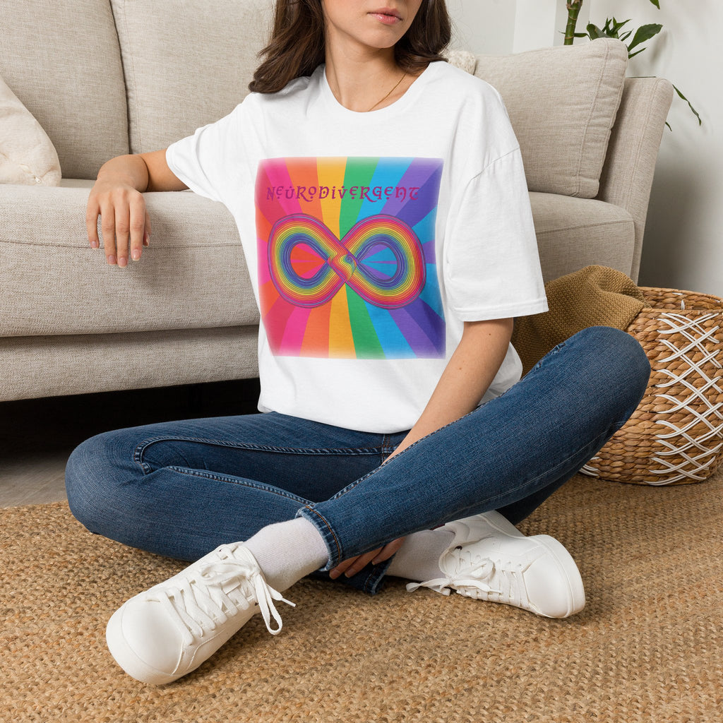 Neurodivergent Infinity Rainbow T-Shirt