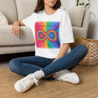 Neurodivergent Infinity Rainbow T-Shirt