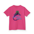 Kids Tee — Neon Chubby Iguana Graphic