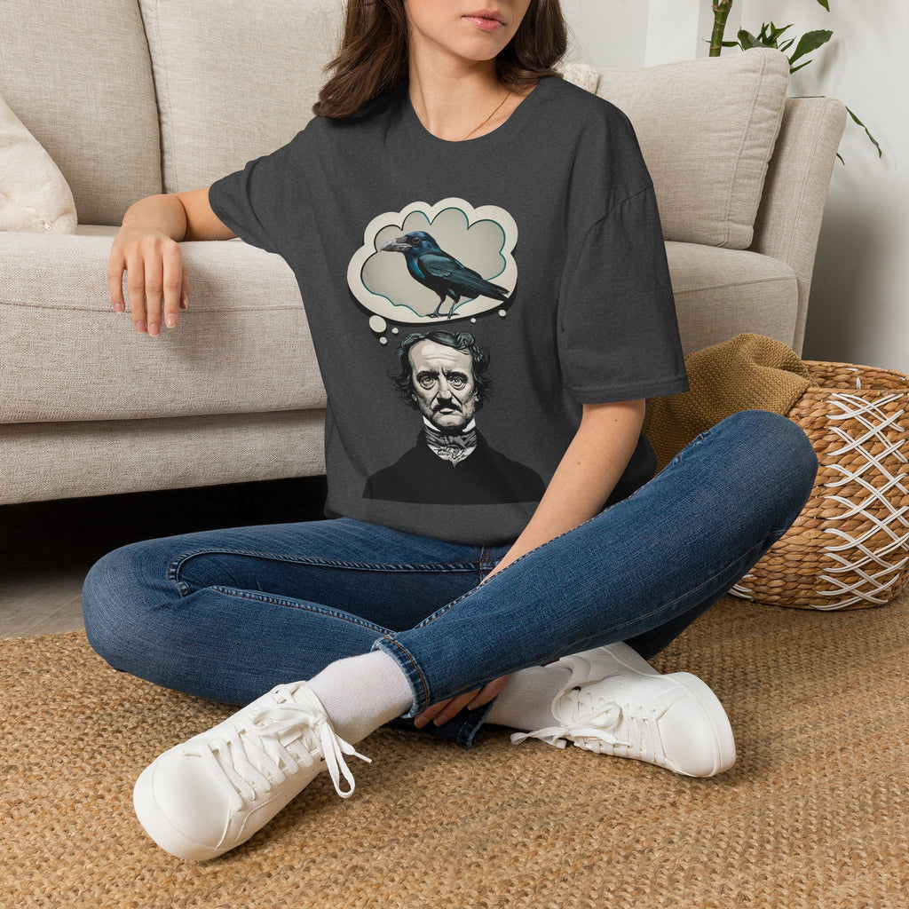 Edgar Allan Poe Raven T‑Shirt — Gothic Literary Quote Tee