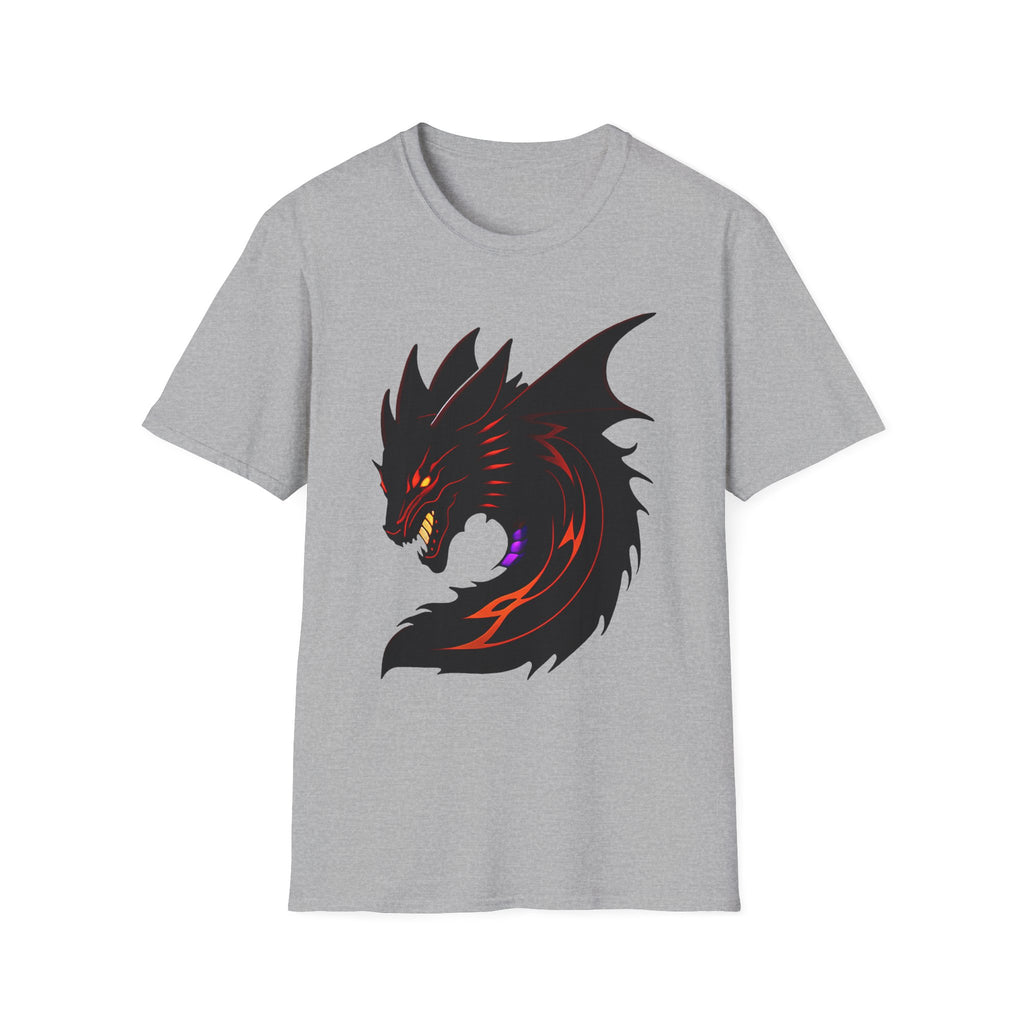 Dragon Head T‑Shirt — Fierce Black Dragon Graphic Tee