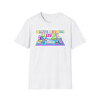 Executive Dysfunction T-Shirt — Colorful Desk Illustration