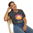 Clarity Please T-Shirt — "Clarity, please. Say what you really mean." Sunset Lightbulb Graphic