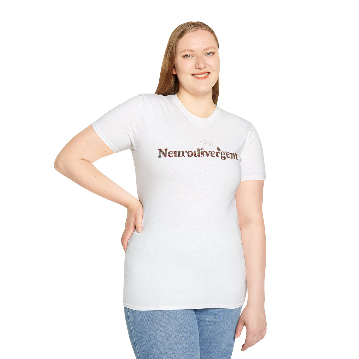 Neurodivergent Statement T-Shirt — Minimalist Pride Tee for Neurodiversity Awareness