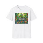 Autism Awareness T-Shirt — 'I Love Music, I Hear Headphones' Floral Design