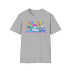 Executive Dysfunction T-Shirt — Colorful Desk Illustration