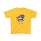 Kids Tee — Colorful Paint Splash Skull "Do It Different" Graphic