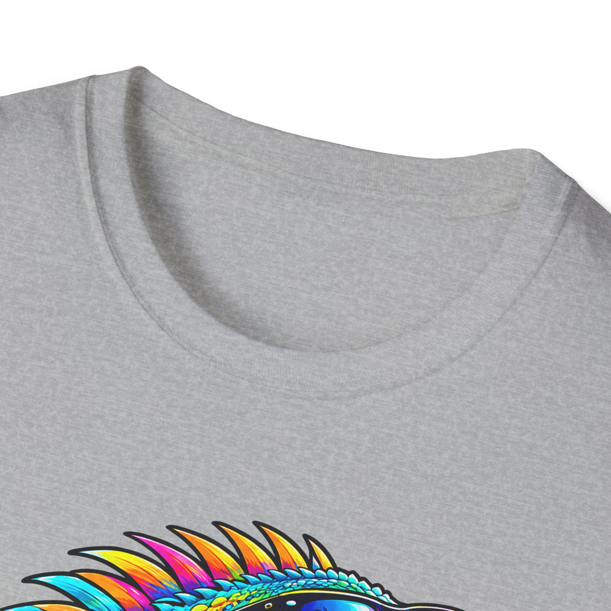Neurodivergent Iguana T-Shirt – Colorful Pride Lizard Tee for Neurodiversity Awareness