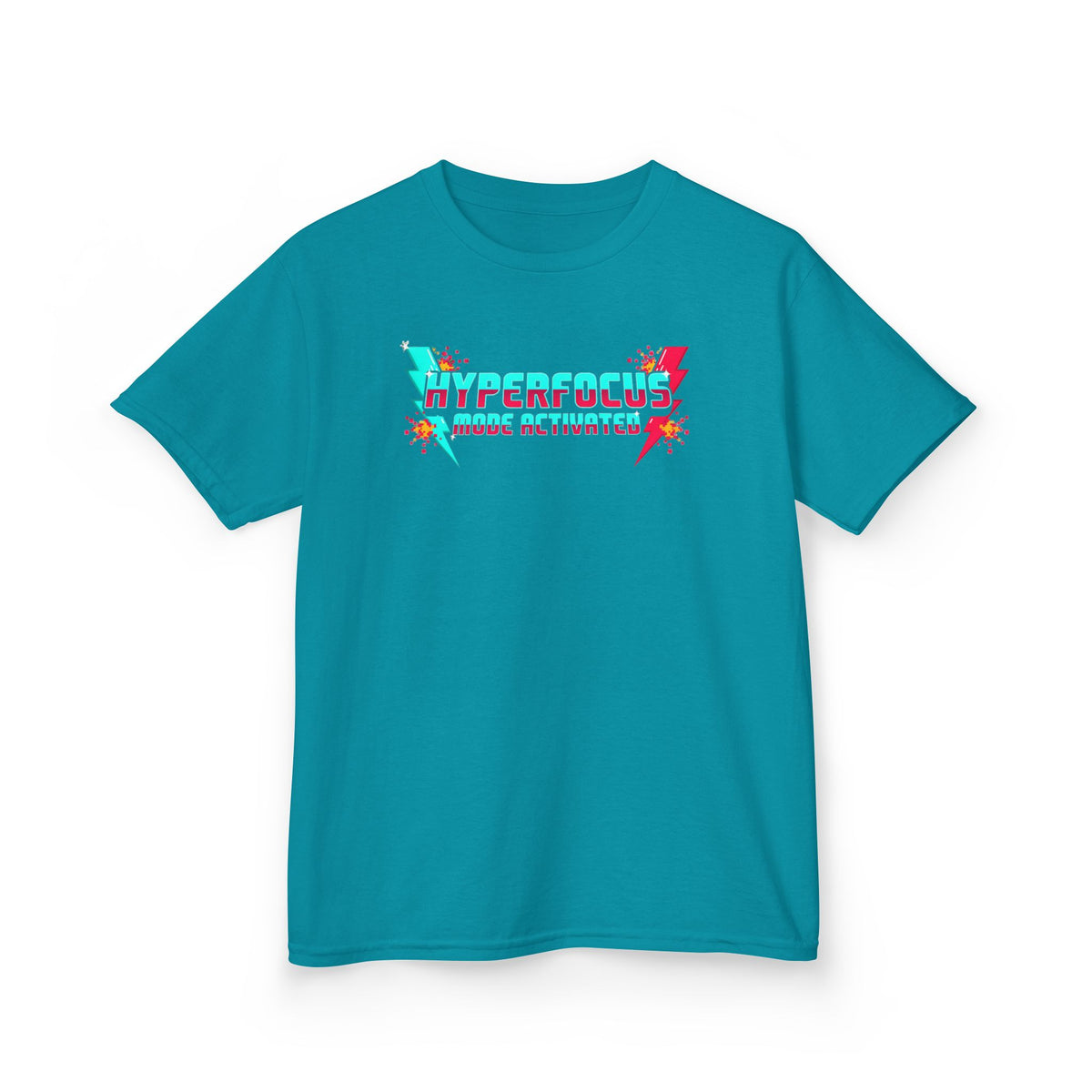 Kids Tee — "Hyperfocus Mode Activated" Retro Gaming Graphic