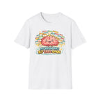 My Brain Has 87 Tabs Open T-Shirt — Cute Cartoon Brain Mental Load Graphic Tee