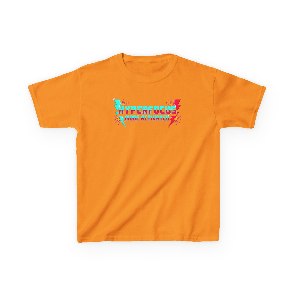 Kids Tee — "Hyperfocus Mode Activated" Retro Gaming Graphic