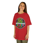 Kids T‑Shirt — "Neurodivergent Iguana" Colorful Pride Tee