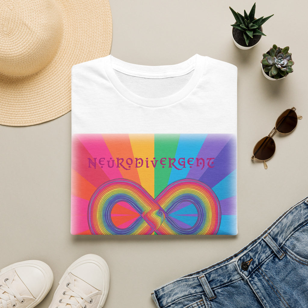 Neurodivergent Infinity Rainbow T-Shirt