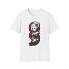 Vampy Gothic Girl Graphic Tee – Dark Anime Skull Design