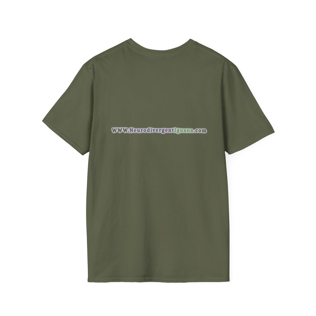 Neurodivergent Iguana T-Shirt — Cute Green Lizard Pride Tee