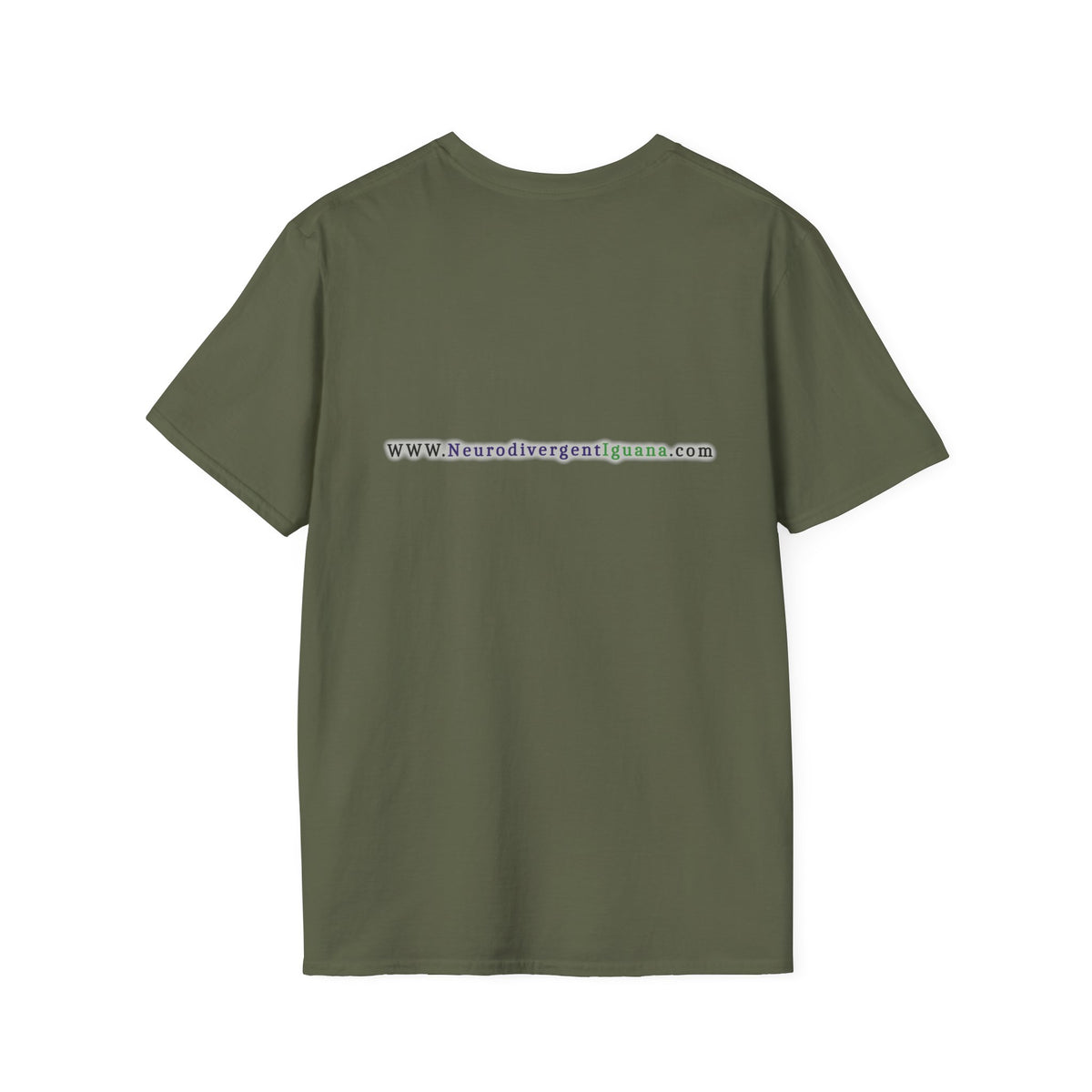 Neurodivergent Iguana T-Shirt — Cute Green Lizard Pride Tee