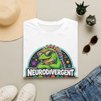 Neurodivergent Iguana T-Shirt — Colorful Pride Graphic Tee