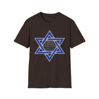 Star of David T-Shirt — "Blessed is he who comes in the name of the Lord" Religious Jewish Tee