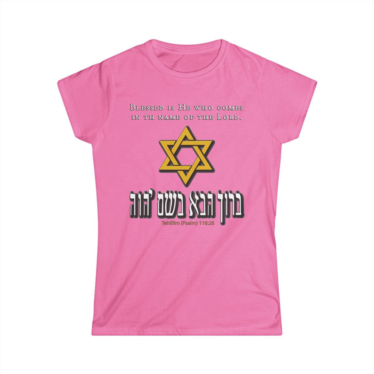 Women's Tee — Blank White Softstyle Crewneck