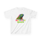 Kids T‑Shirt — Colorful "Neurodivergent Iguana" Graphic Tee