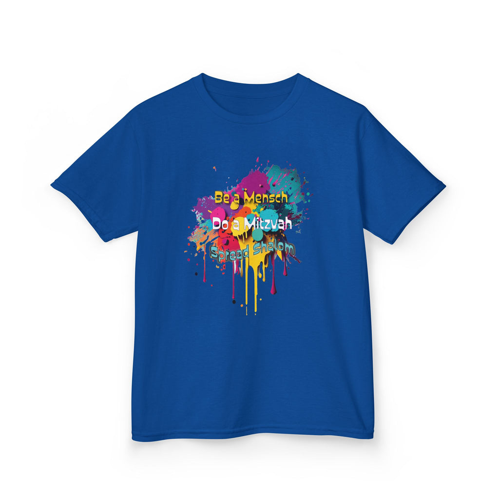 Kids Tee — Colorful Paint Splash Skull "Do It Different" Graphic