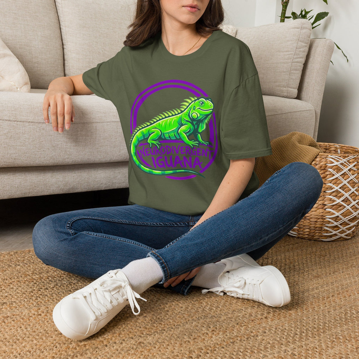Neurodivergent Iguana T-Shirt