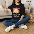 Clarity Please T-Shirt — "Clarity, please. Say what you really mean." Sunset Lightbulb Graphic