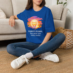 Clarity Please T-Shirt — "Clarity, please. Say what you really mean." Sunset Lightbulb Graphic