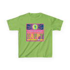 Neurodivergent and Happy Kids Tee — Bright Retro Pride Shirt