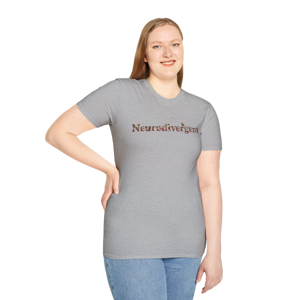 Neurodivergent Statement T-Shirt — Minimalist Pride Tee for Neurodiversity Awareness