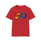 Neurodivergent Infinity T-Shirt — "We Survive, We Thrive, We Are Blessed" Pride Tee