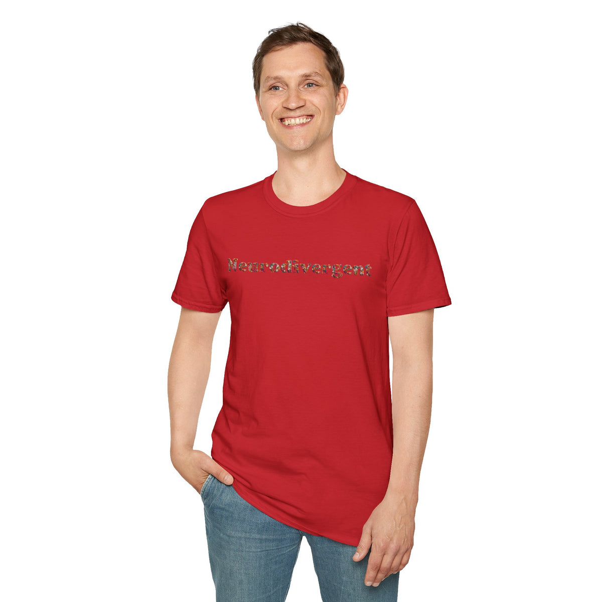 Neurodivergent Tee — Minimal Empowerment Statement T-Shirt