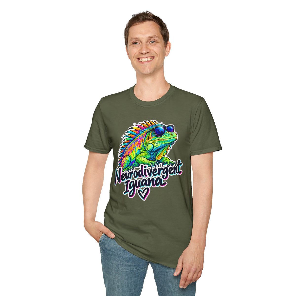 Neurodivergent Iguana T-Shirt