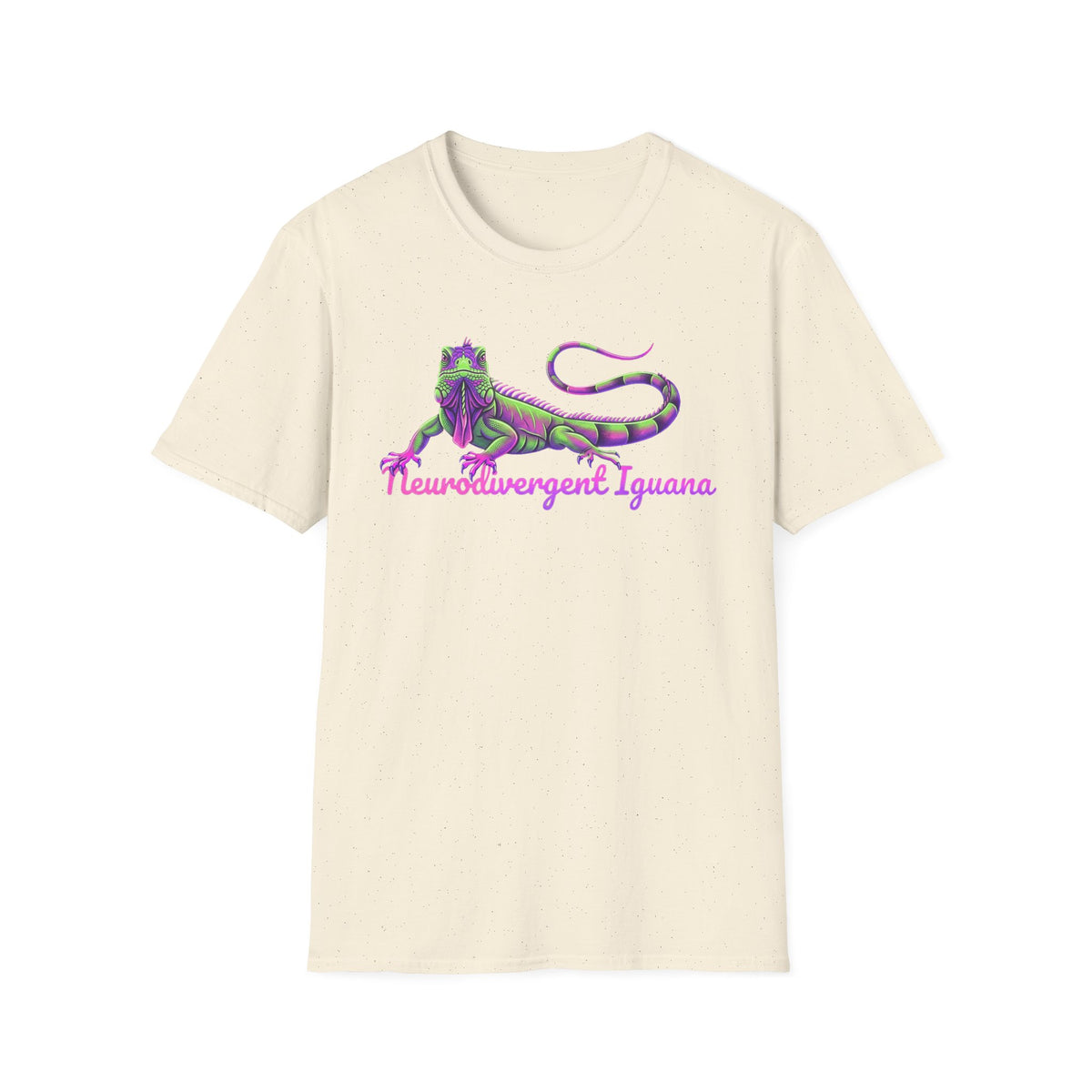 Neurodivergent Iguana T-Shirt — Colorful Pride Lizard Tee