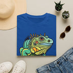 Iguana Graphic T-Shirt — Colorful Tropical Reptile Tee