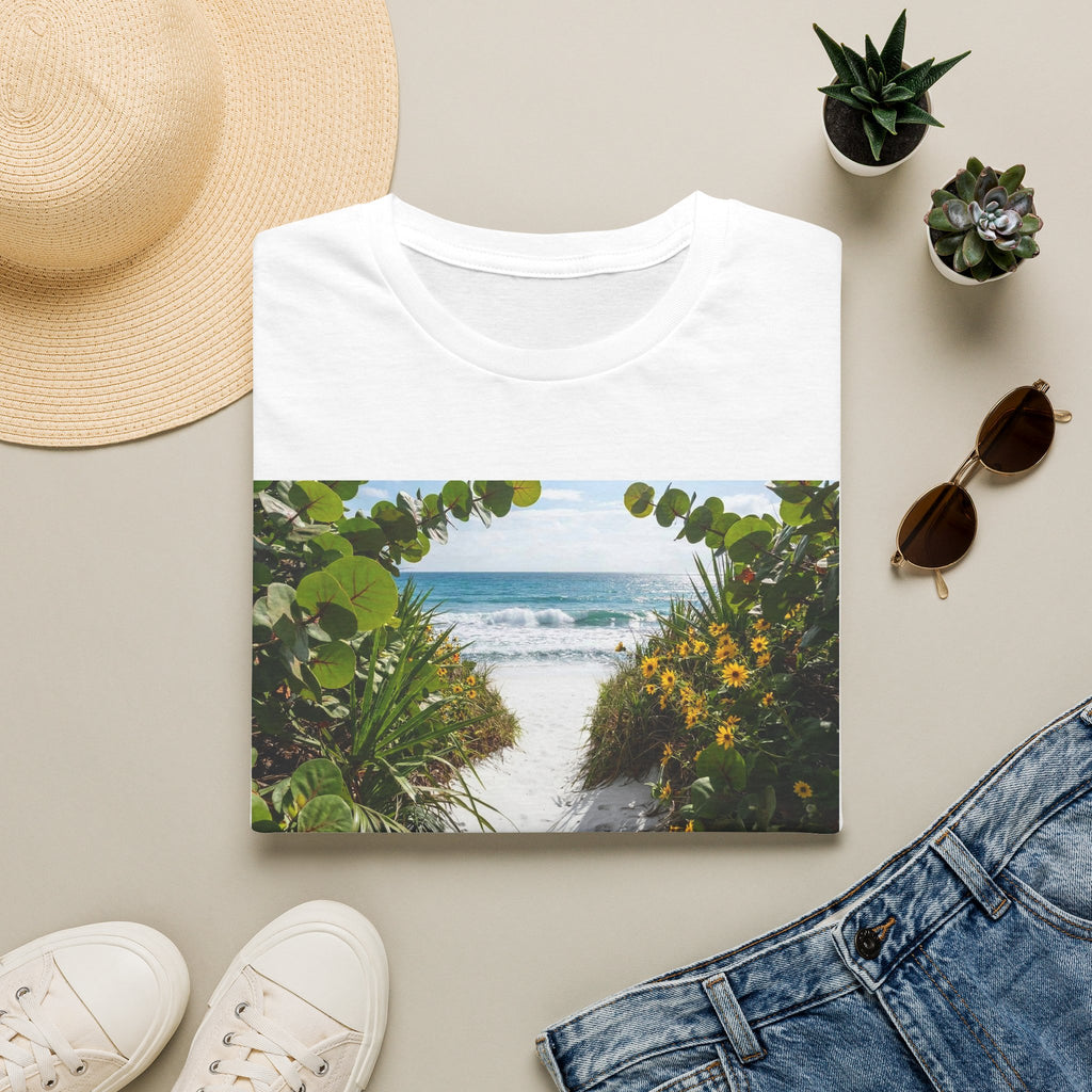 Sea Key Beach T-Shirt — Coastal Pathway Graphic Tee