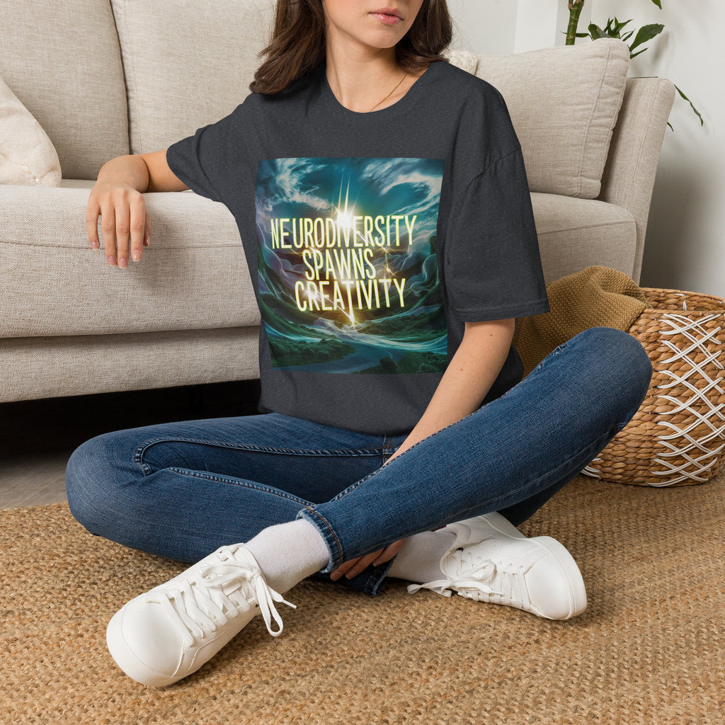 T-Shirt — "Neurodiversity Spawns Creativity" Inspirational Graphic Tee