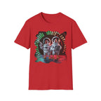 Astronaut Chickens Graphic Tee — Retro Space Vet Tech Chickens T‑Shirt