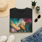 Surreal Capybara Wave T-Shirt — Colorful Fantasy Animal Tee