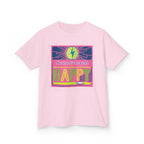 Neurodivergent and Happy Kids Tee — Bright Retro Pride Shirt