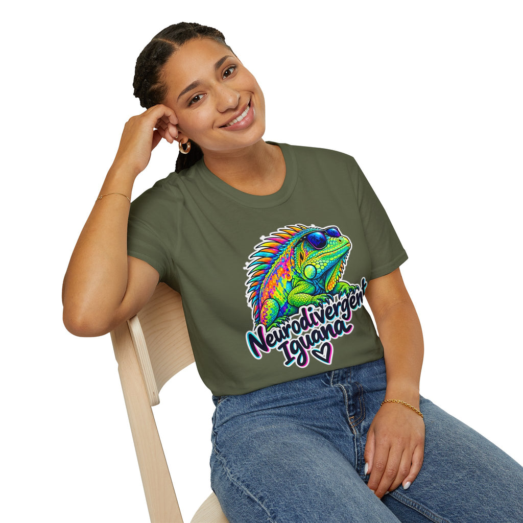 Neurodivergent Iguana T-Shirt