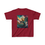 Kids T-Shirt — Colorful Surfing Bear Adventure Graphic Tee
