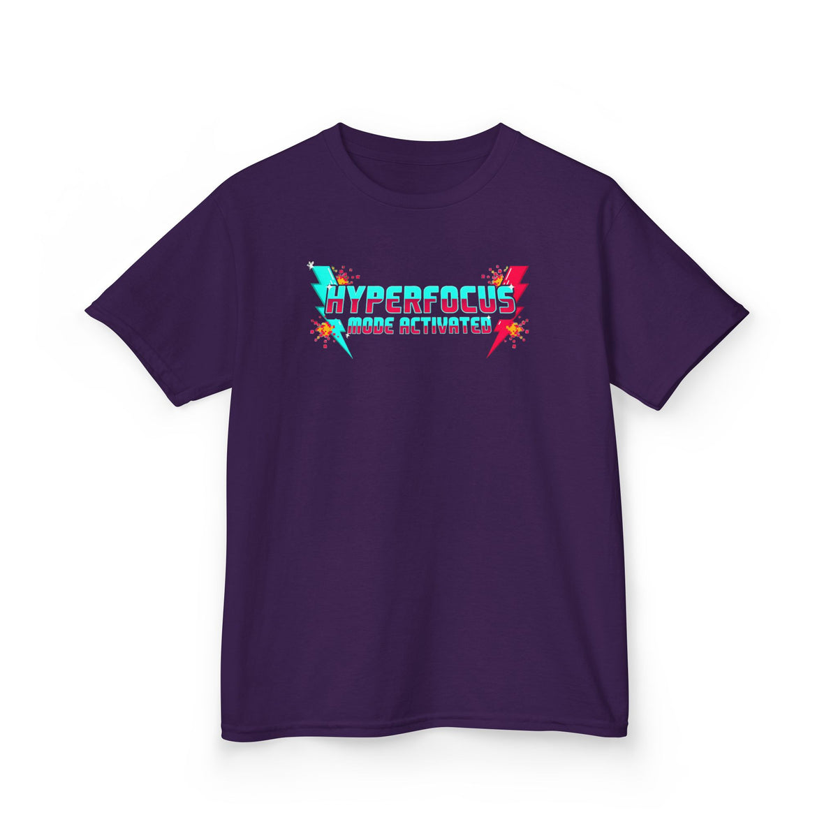 Kids Tee — "Hyperfocus Mode Activated" Retro Gaming Graphic