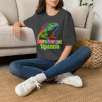 Neurodivergent Iguana T-Shirt — Colorful Pride Lizard Tee
