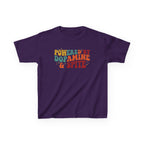 Kids T‑Shirt – "Powered by Dopamine & Spite" Retro Graphic Tee