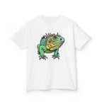 Kids Iguana T-Shirt — Colorful Tropical Reptile Tee for Boys & Girls