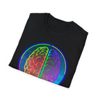 Rainbow Brain Graphic T-Shirt
