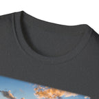 Sunset Beach Inspirational T-Shirt — 'Gratitude' Quote Tee