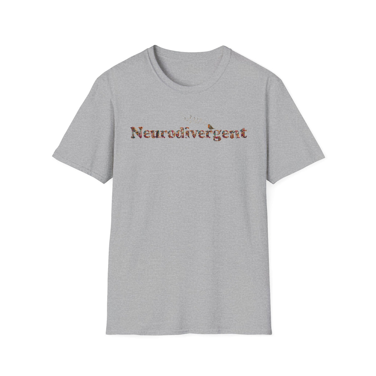 Neurodivergent Statement T-Shirt — Minimalist Pride Tee for Neurodiversity Awareness