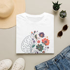 T-Shirt — 'Different Not Less' Floral Brain Awareness Tee